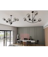 Hunter 6 Sort/Grafit loftslampe - Ø14 cm, E14, 230V, uden lyskilde