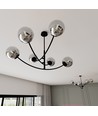 Hunter 6 Sort/Grafit loftslampe - Ø14 cm, E14, 230V, uden lyskilde