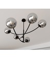 Hunter 6 Sort/Grafit loftslampe - Ø14 cm, E14, 230V, uden lyskilde