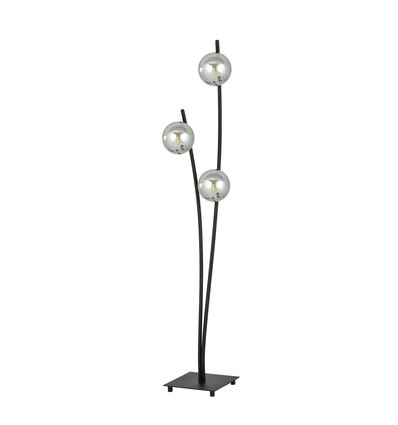 Hunter LP3 Sort/Grafit gulvlampe - Ø14 cm, E14, 230V, uden lyskilde