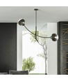 Hunter 2 Sort/Stribe loftslampe - Ø14 cm, E14, 230V, uden lyskilde