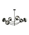 Hunter 6 Sort/Stribe loftslampe - Ø14 cm, E14, 230V, uden lyskilde