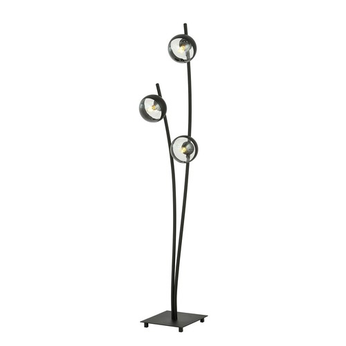 Hunter LP3 Sort/Stribe gulvlampe - Ø14 cm, E14, 230V, uden lyskilde