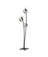 Hunter LP3 Sort/Stribe gulvlampe - Ø14 cm, E14, 230V, uden lyskilde