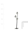 Hunter LP3 Sort/Stribe gulvlampe - Ø14 cm, E14, 230V, uden lyskilde