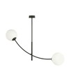Hunter 2 Sort/Opal loftslampe - Ø15 cm, E14, 230V, uden lyskilde