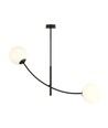 Hunter 2 Sort/Opal loftslampe - Ø15 cm, E14, 230V, uden lyskilde