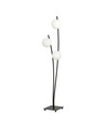Hunter LP3 Sort/Opal gulvlampe - Ø15 cm, E14, 230V, uden lyskilde