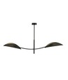 Lotus 2 Sort/Guld loftslampe - Ø12 cm, E14, 230V, uden lyskilde