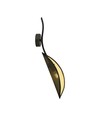Lotus K1 Sort/Guld væglampe - Ø12 cm, E14, 230V, uden lyskilde