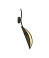 Lotus K1 Sort/Guld væglampe - Ø12 cm, E14, 230V, uden lyskilde
