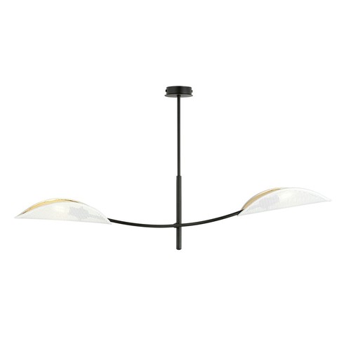 Lotus 2 Hvid/Guld loftslampe - Ø12 cm, E14, 230V, uden lyskilde