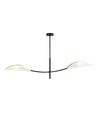 Lotus 2 Hvid/Guld loftslampe - Ø12 cm, E14, 230V, uden lyskilde