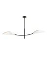 Lotus 2 Hvid/Guld loftslampe - Ø12 cm, E14, 230V, uden lyskilde