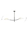 Lotus 2 Hvid/Guld loftslampe - Ø12 cm, E14, 230V, uden lyskilde