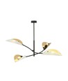 Lotus 4 Hvid/Guld loftslampe - Ø12 cm, E14, 230V, uden lyskilde