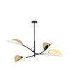 Lotus 4 Hvid/Guld loftslampe - Ø12 cm, E14, 230V, uden lyskilde