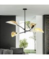 Lotus 4 Hvid/Guld loftslampe - Ø12 cm, E14, 230V, uden lyskilde