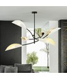 Lotus 6 Hvid/Guld loftslampe - Ø12 cm, E14, 230V, uden lyskilde