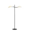 Lotus LP2 Hvid/Guld gulvlampe - Ø12 cm, E14, 230V, uden lyskilde