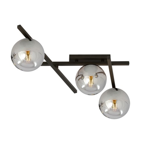 Smart 3 Sort/Grafit loftslampe - Ø15 cm, E14, 230V, uden lyskilde