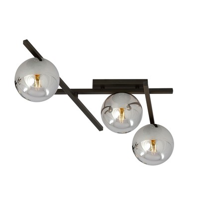 Smart 3 Sort/Grafit loftslampe - Ø15 cm, E14, 230V, uden lyskilde