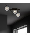 Smart 3 Sort/Grafit loftslampe - Ø15 cm, E14, 230V, uden lyskilde