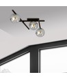 Smart 3 Sort/Grafit loftslampe - Ø15 cm, E14, 230V, uden lyskilde
