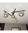 Smart 4 Sort/Grafit loftslampe - Ø15 cm, E14, 230V, uden lyskilde