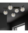 Smart 5 Sort/Grafit loftslampe - Ø15 cm, E14, 230V, uden lyskilde