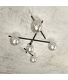 Smart 5 Sort/Grafit loftslampe - Ø15 cm, E14, 230V, uden lyskilde