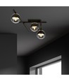 Smart 3 Sort/Stribe loftslampe - Ø15 cm, E14, 230V, uden lyskilde