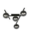 Smart 4 Sort/Stribe loftslampe - Ø15 cm, E14, 230V, uden lyskilde