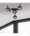 Smart 4 Sort/Stribe loftslampe - Ø15 cm, E14, 230V, uden lyskilde