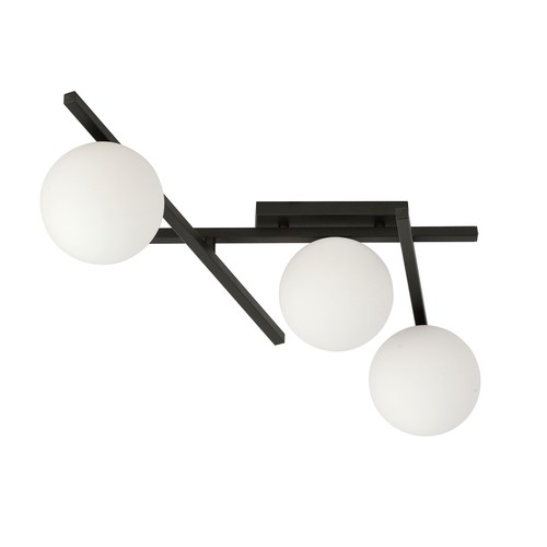 Smart 3 Sort/Opal loftslampe - Ø15 cm, E14, 230V, uden lyskilde