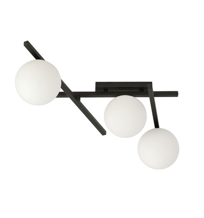 Smart 3 Sort/Opal loftslampe - Ø15 cm, E14, 230V, uden lyskilde