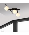 Smart 3 Sort/Opal loftslampe - Ø15 cm, E14, 230V, uden lyskilde