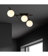 Smart 3 Sort/Opal loftslampe - Ø15 cm, E14, 230V, uden lyskilde