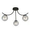 Boston 3 Sort/Grafit loftslampe - Ø14 cm, E14, 230V, uden lyskilde