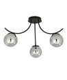 Boston 3 Sort/Grafit loftslampe - Ø14 cm, E14, 230V, uden lyskilde