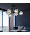 Boston 6 Sort/Grafit loftslampe - Ø14 cm, E14, 230V, uden lyskilde