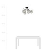 Boston 6 Sort/Grafit loftslampe - Ø14 cm, E14, 230V, uden lyskilde