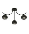 Boston 3 Sort/Stribe loftslampe - Ø14 cm, E14, 230V, uden lyskilde