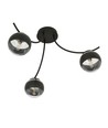 Boston 3 Sort/Stribe loftslampe - Ø14 cm, E14, 230V, uden lyskilde