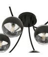 Boston 6 Sort/Stribe loftslampe - Ø14 cm, E14, 230V, uden lyskilde