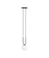 Glam 1 Sort/Opal pendellampe - Ø15 cm, E14, 230V, uden lyskilde