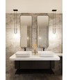 Glam 1 Sort/Opal pendellampe - Ø15 cm, E14, 230V, uden lyskilde
