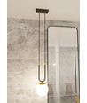 Glam 1 Sort/Opal pendellampe - Ø15 cm, E14, 230V, uden lyskilde