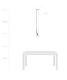 Glam 1 Sort/Transparent pendellampe - Ø14 cm, E14, 230V, uden lyskilde