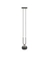 Glam 1 Sort/Stribe pendellampe - Ø14 cm, E14, 230V, uden lyskilde
